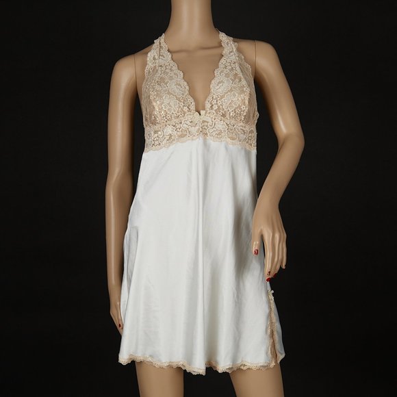 Victoria's Secret y2k Style Lace Slip Chemise Nightie Size Medium - Picture 1 of 9